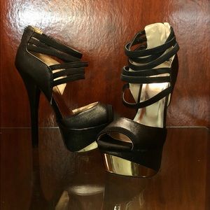 Black Platform Heels